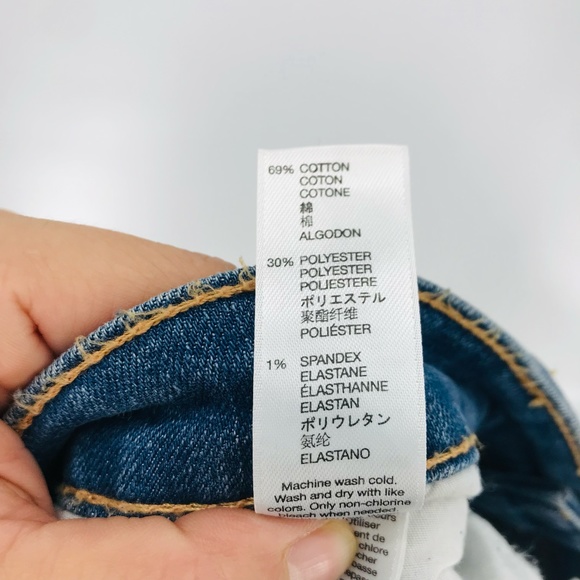 Gap High Rise Distressed Legging Jeans Size 14 - Picture 4 of 9